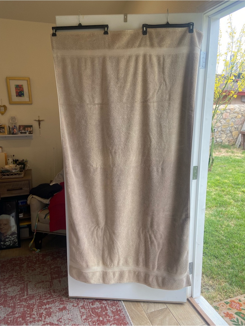 Restoration Hardware bath sheet